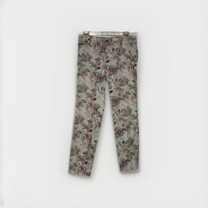 Mason's Forte Dei Marmi Jaqueline Capri Floral Cherry Print Pants sz 42 10 US